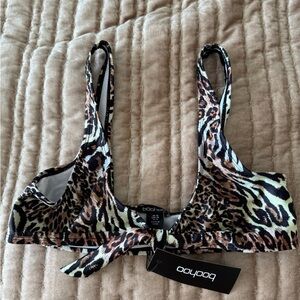 Boohoo Leopard Print Bralette